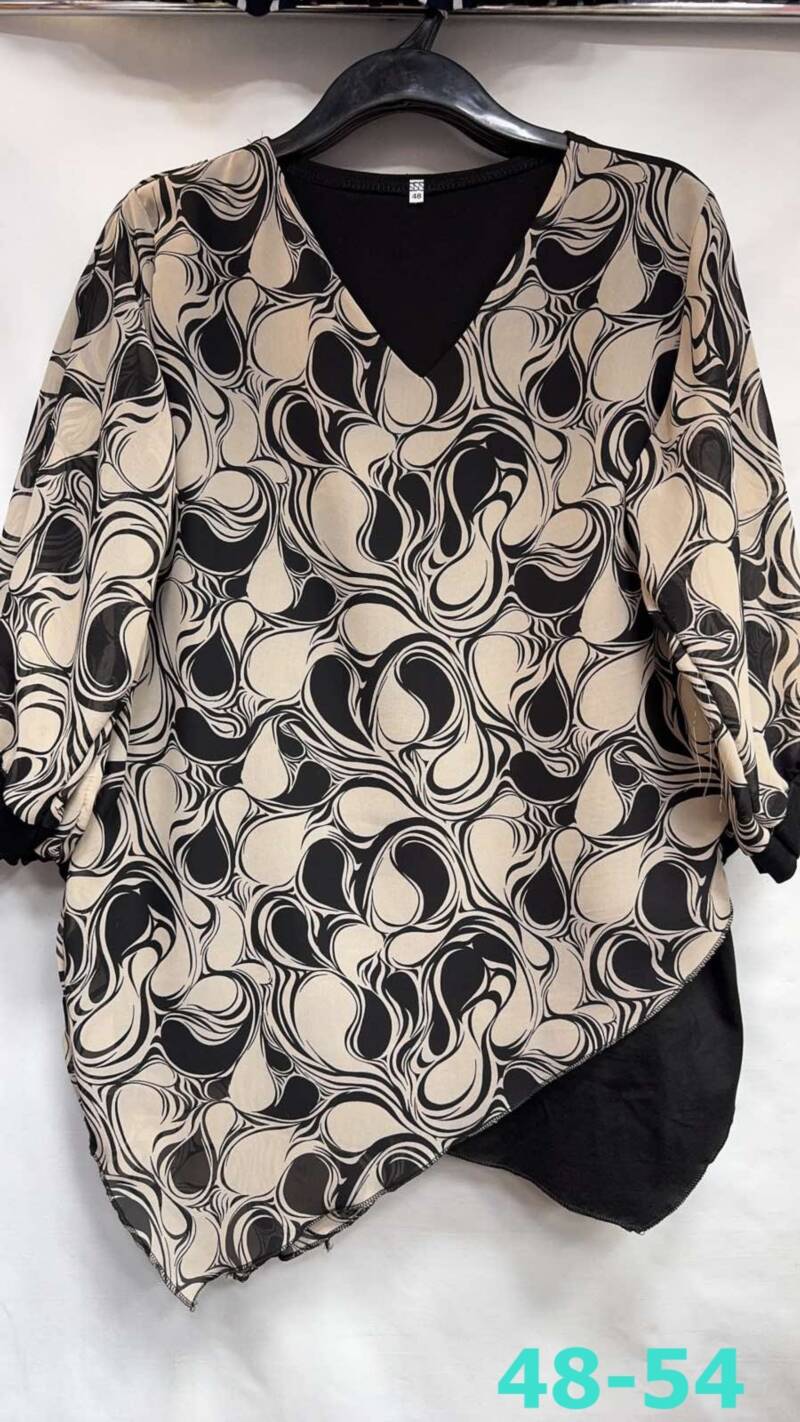 Bluzka damskie (Polska produkt ) Roz 48-54, Mix Kolor Paczka 6 szt